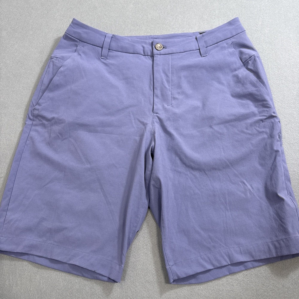 SHORTS GOLF Lululemon  MENS 30 GRAY BLUE Chino Performance Stretch LM7AW2S ABC